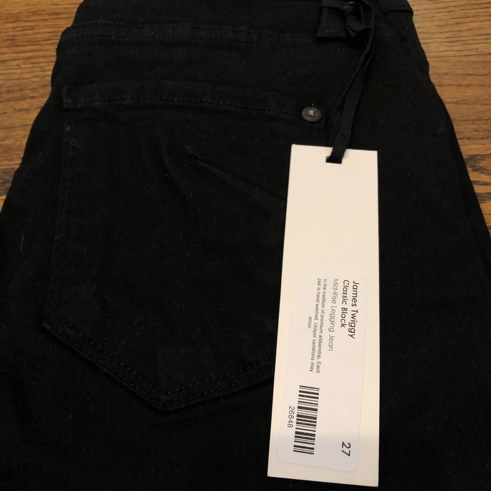 NWT James Twiggy Skinny Jeans - Black size 27